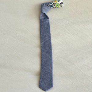 Penguin 100% Cotton Light Blue & Floral Tie